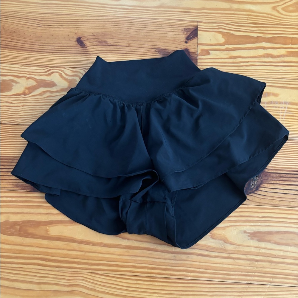 A black skort from Aerie